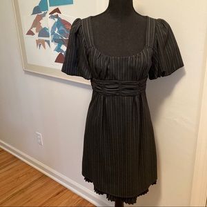 Nanette Lepore Empire Waist Pinstripe Dress Size 4